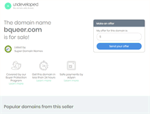 Tablet Screenshot of bqueer.com